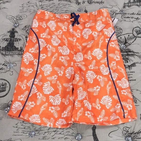 Tommy Bahama Tropical Print Swim Trunks - Picture 2 of 6